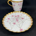 H& Co.Depose Pansies On Webs Choc/Demitasse Set Circa 1887. Signed A RARE++