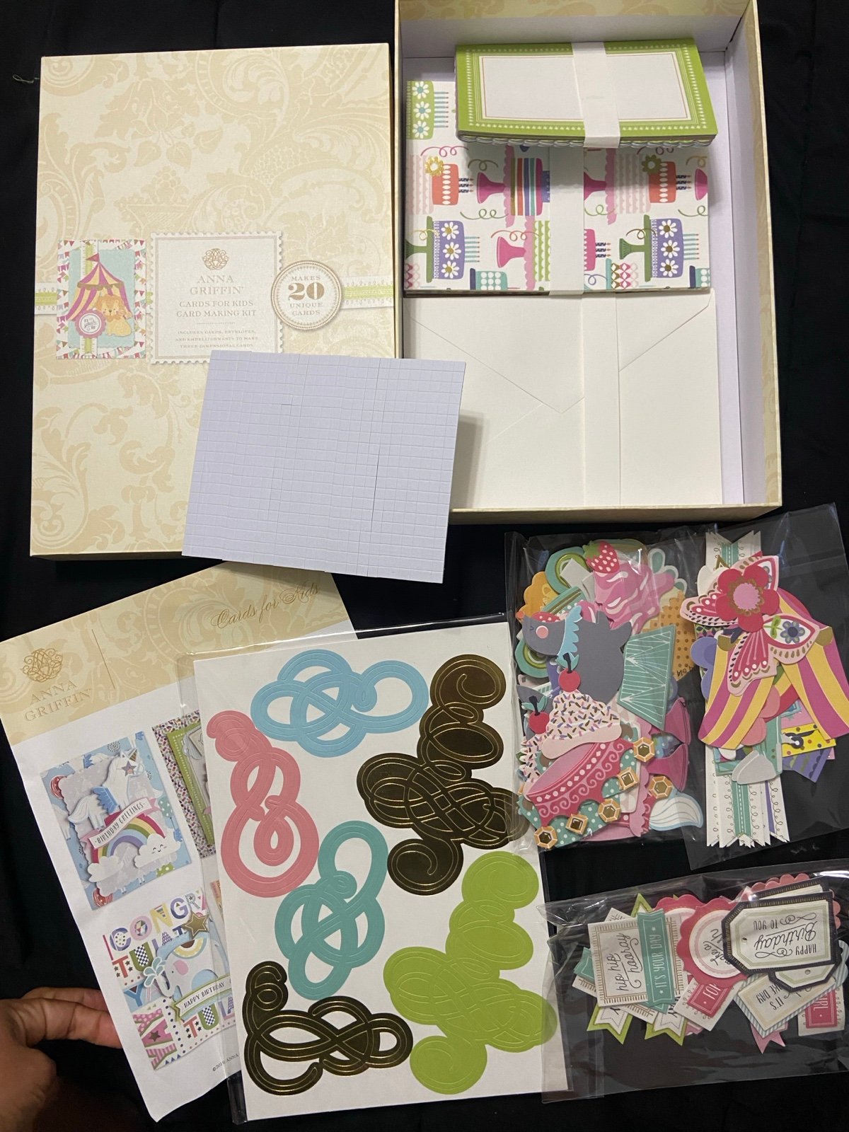 Anna Griffin cards for kids card making kit