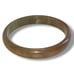 Vintage Bakelite Bangle Bracelet Olive Green Brown Marbled