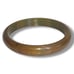 Vintage Bakelite Bangle Bracelet Olive Green Brown Marbled