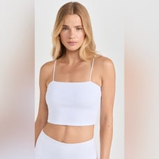 ALO Goddess Ribbed Bandeau Top XS