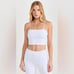 ALO Goddess Ribbed Bandeau Top XS