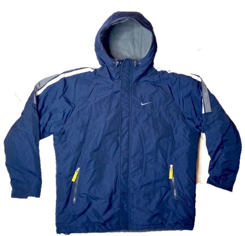 VTG Nike Fleece Lined Parka Heavy Duty Jacket