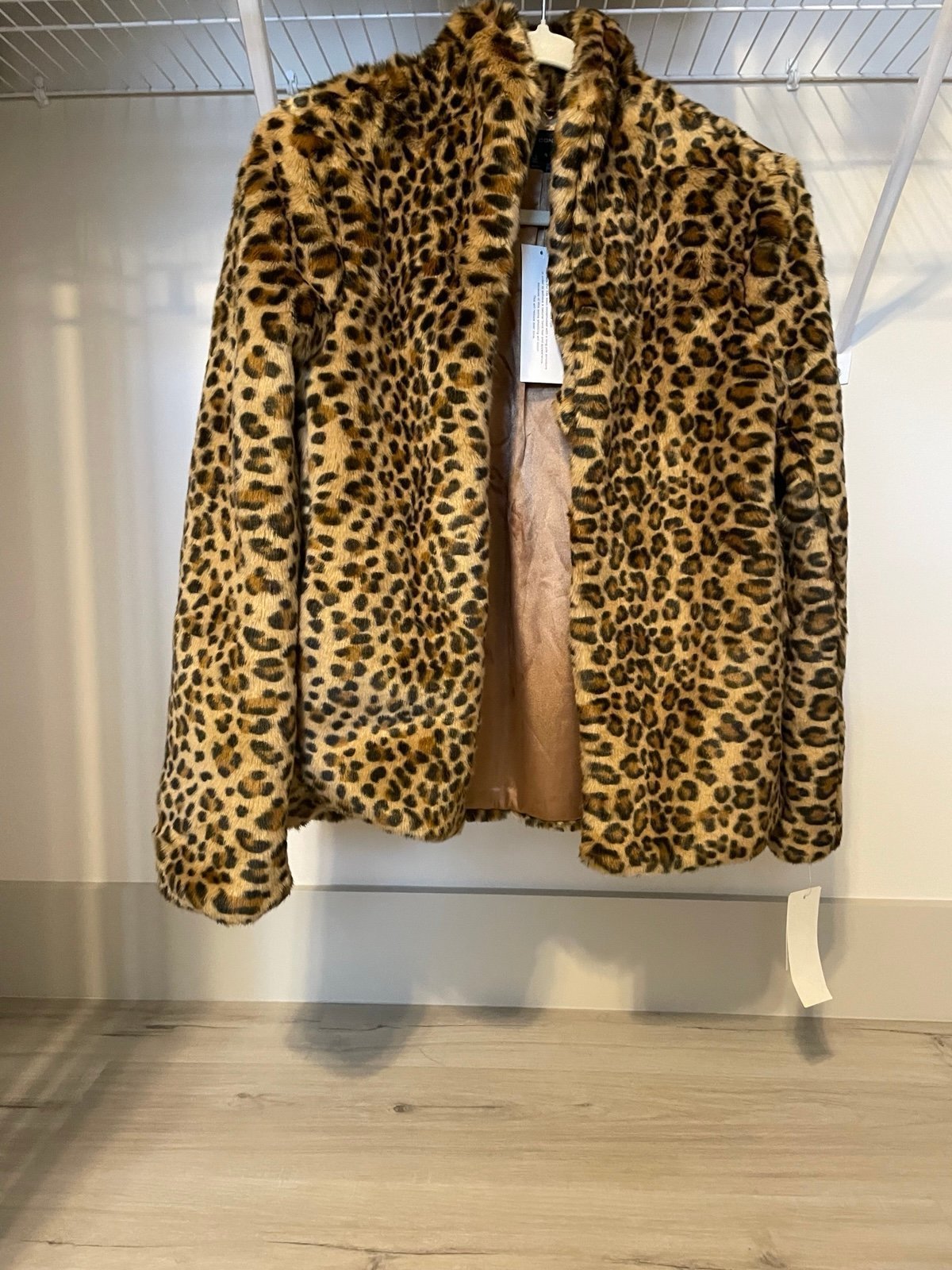 French Connection faux fur coat