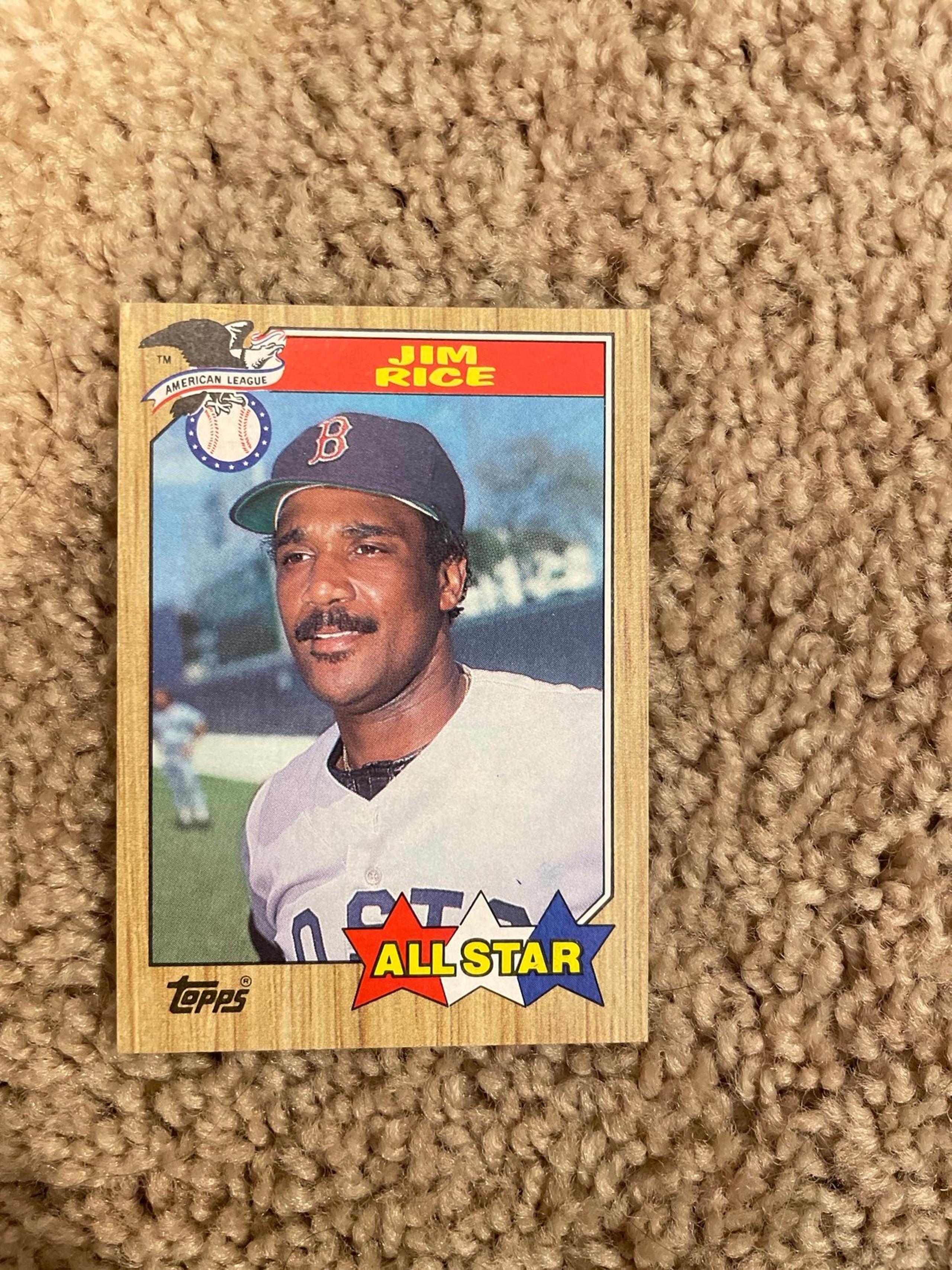 Jim Rice Baseball Trading Card Topps 1987