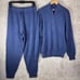 Tommy John Men’s Navy Sweatsuit Loungewear Size L NWT