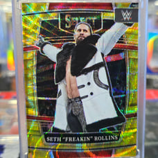 2022 Panini Select WWE #8 Concourse Seth Freakin Rollins Gold Wave #d /10