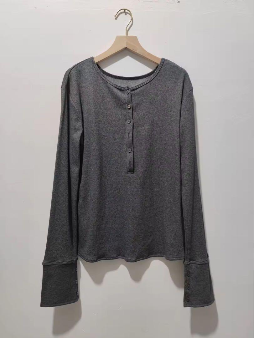 半額 50％OFFの通販 Aucot TOKYO ETRE Teleco Tops Neck Henley トップス