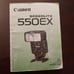 Canon speedlite 550ex