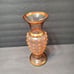 Vintage Bohemia Glass Vase, Czech Gold & Pink Satin Star Accents 10 Ornate Rare