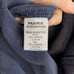 Prairie Underground XS Long Cloak Hoodie Jacket Navy Organic Cotton Flaw