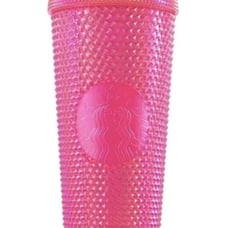 Starbucks pink studded cup