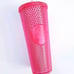 Starbucks pink studded cup