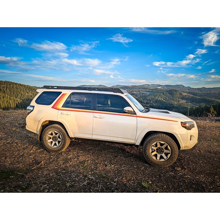 TRD Retro Style Racing Stripe Fit Toyota 4Runner 2010-2024 5th Gen Anniversary