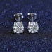 5mm moissanite diamond silver Earrings