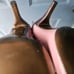Fendi pink Oxford style kitten heels shoes size 40.5