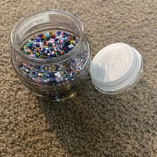 Assorted Mixed different sizes Round Gemstone & artificial Bead Lot thousands