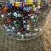 Assorted Mixed different sizes Round Gemstone & artificial Bead Lot thousands
