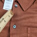 Todd Snyder Italian Linen Mesh Full Placket Polo size M Copper KN8900058 NWT