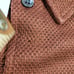 Todd Snyder Italian Linen Mesh Full Placket Polo size M Copper KN8900058 NWT