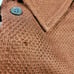 Todd Snyder Italian Linen Mesh Full Placket Polo size M Copper KN8900058 NWT