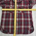 Vintage 60s 70s Woolrich Wool Shirt Jacket Shacket Large Red Grey Plaid Flannel