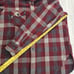 Vintage 60s 70s Woolrich Wool Shirt Jacket Shacket Large Red Grey Plaid Flannel