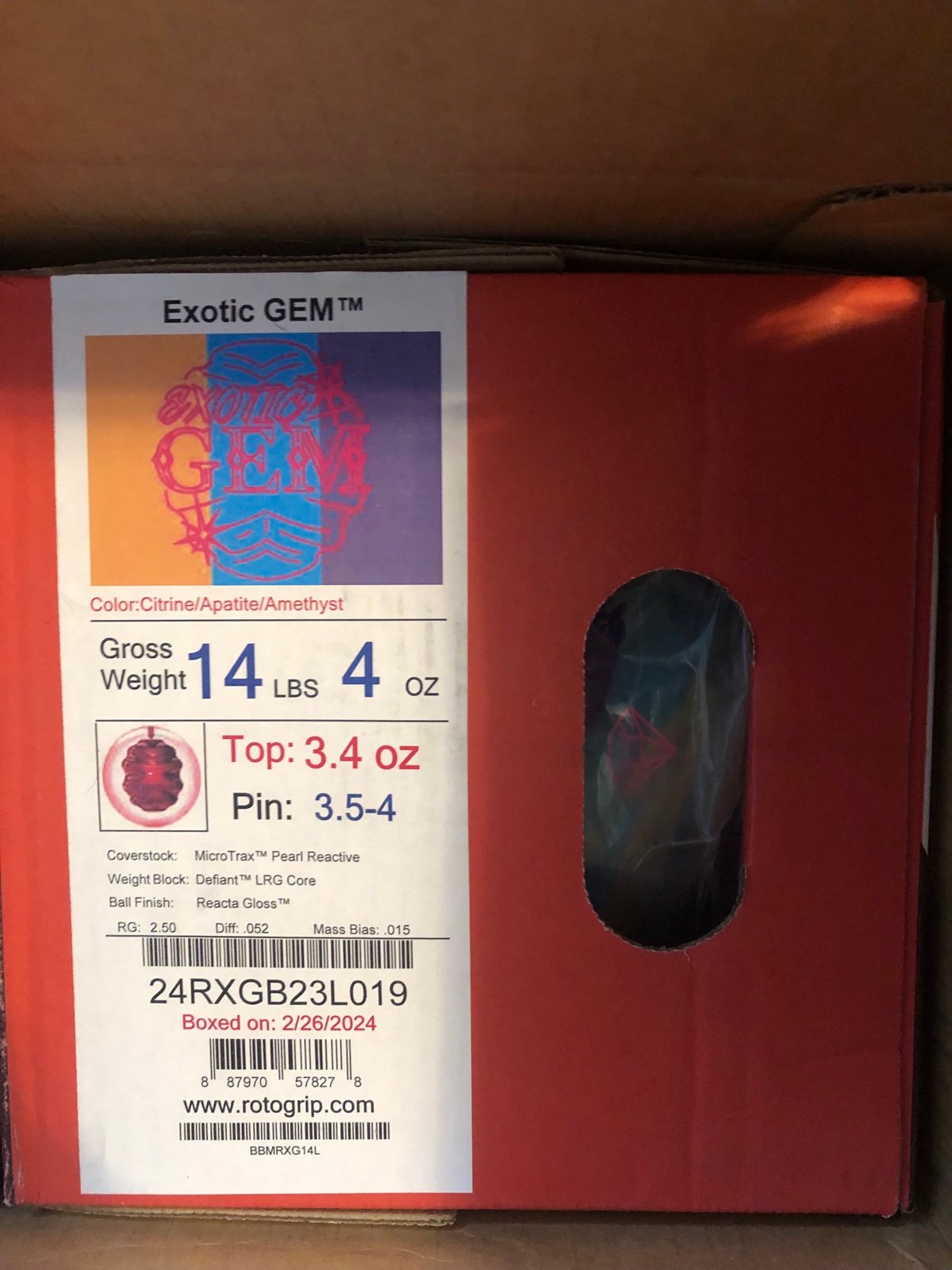 Exotic Gem 14 lb NIB