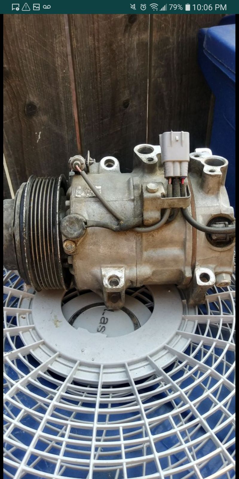 AC compressor works 2007 lexus is250