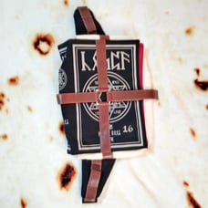 Whimsygoth Occult Witchy Faux Spell Book Unisex Buckle Messenger Bag