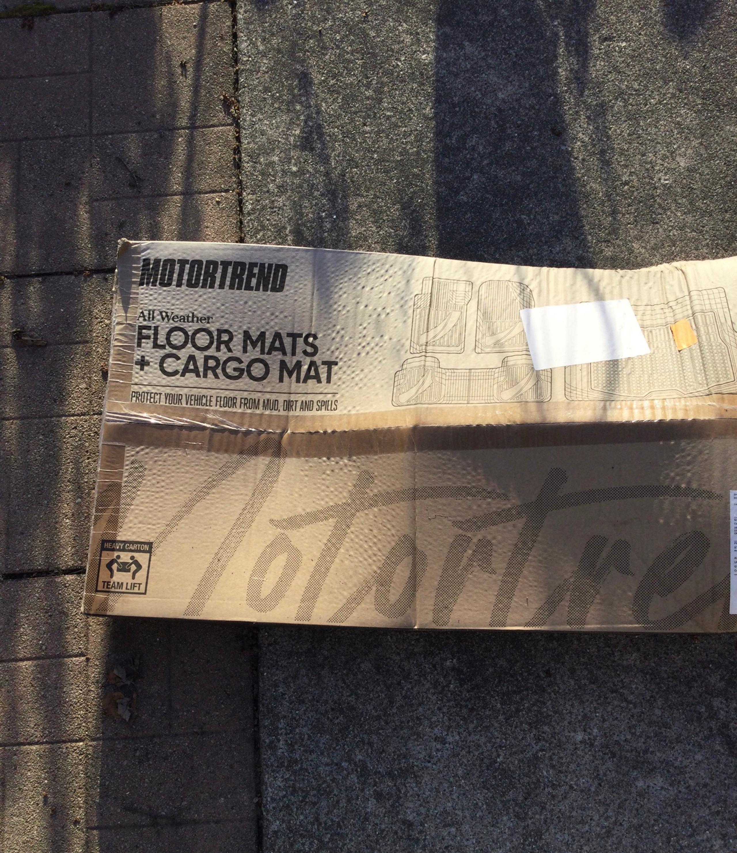 MOTOR TREND FLOOR MATS AND CARGO