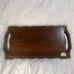 vintage bird design Glass Wood Decor Mexico 22”x 11”x 1 3/4”
