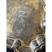 Vintage Gold Plate Butler Tray Relief Embossed Four Ornate Feet 23x13x2 Inches