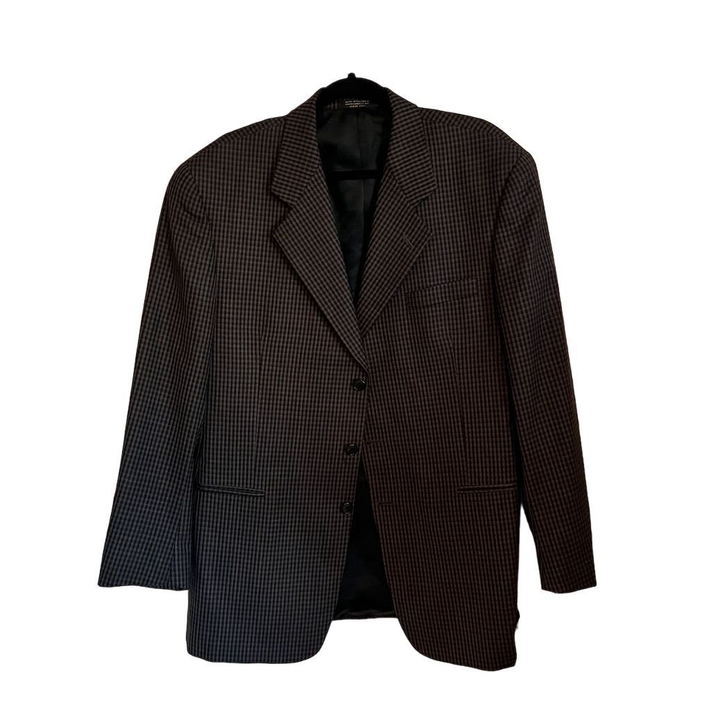 Bachrach Men's Vintage Wool Blazer Jacket Size L Multicolor
