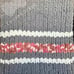 Handmade Knitted Pink and Grey Chunky Blanket