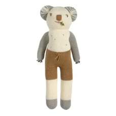 Blabla Kids Koa the Koala Knit Doll 100% Cotton White/Gray One Size