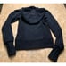 03- LULULEMON SCUBA black FLEECE LINED HOOD HOODIE SWEATSHIRT JACKET sz 4