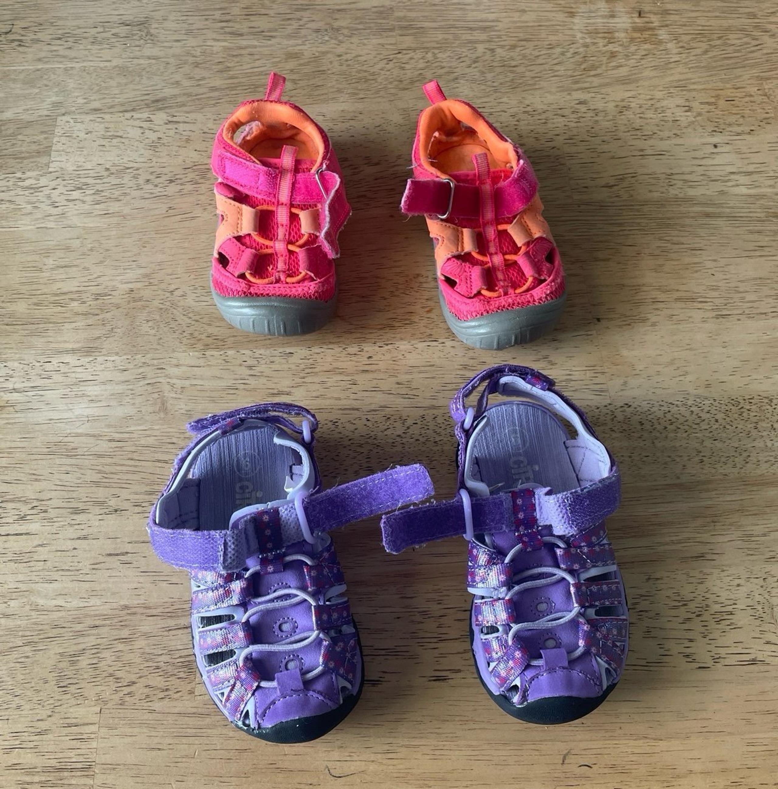 Circo and OshKosh water sandals, for little girls size 6.