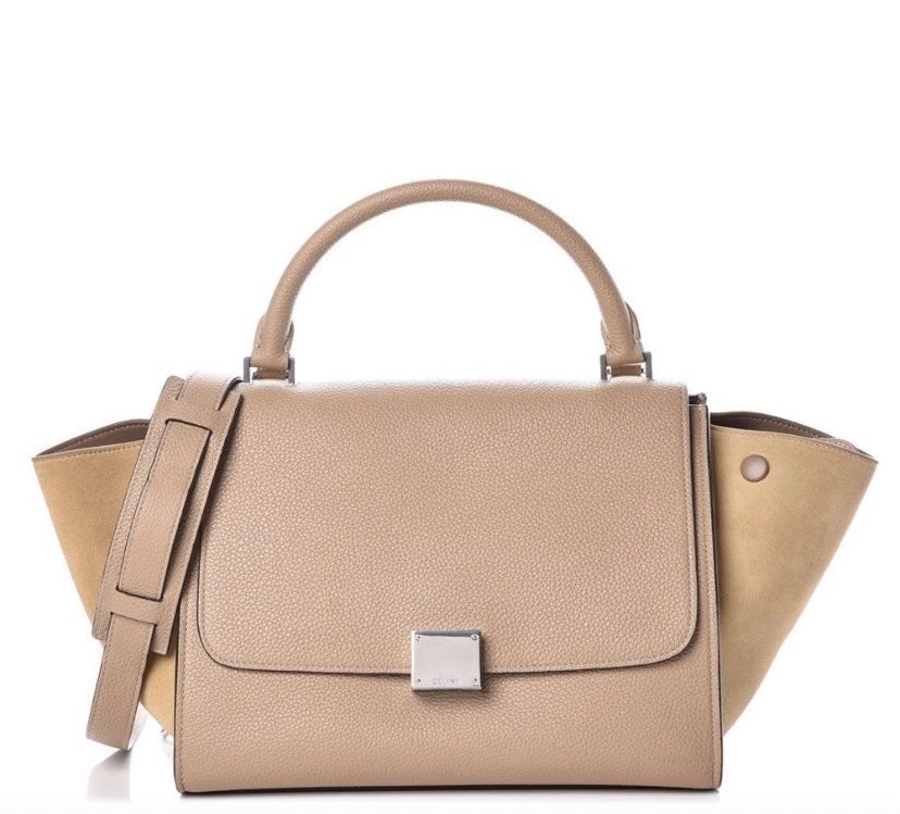 SOLD!!! Celine Trapeze Small Bag in Dune color
