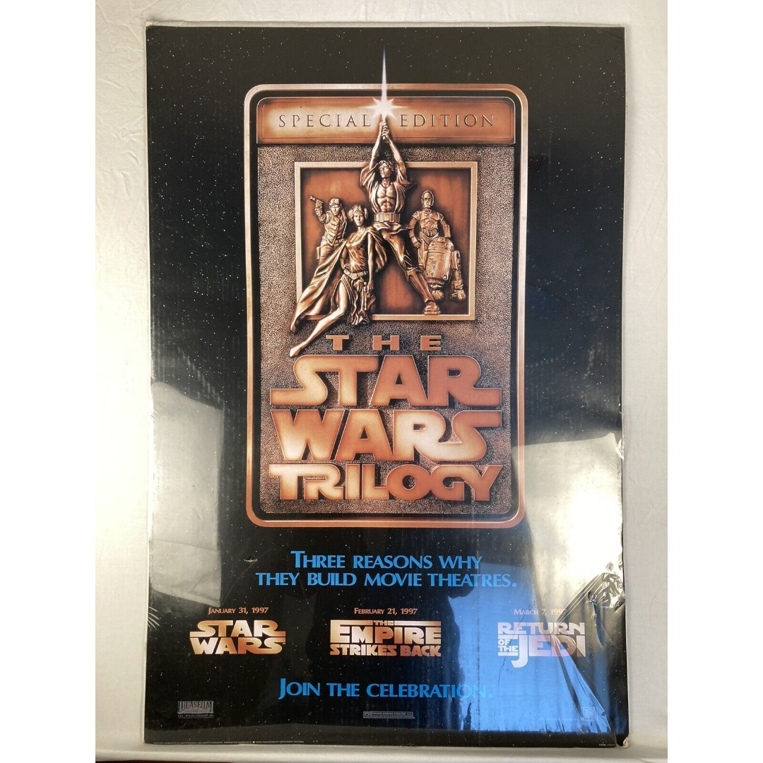 VTG Star Wars Trilogy Poster 24 x 36 1997 Special Edition Join the Celebration