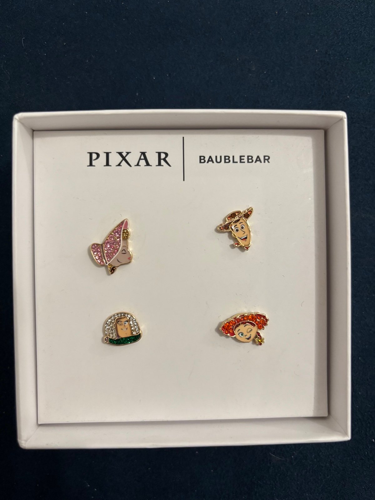 Disney Pixar BaubleBar Toy Story Stud Earrings Set New with Box
