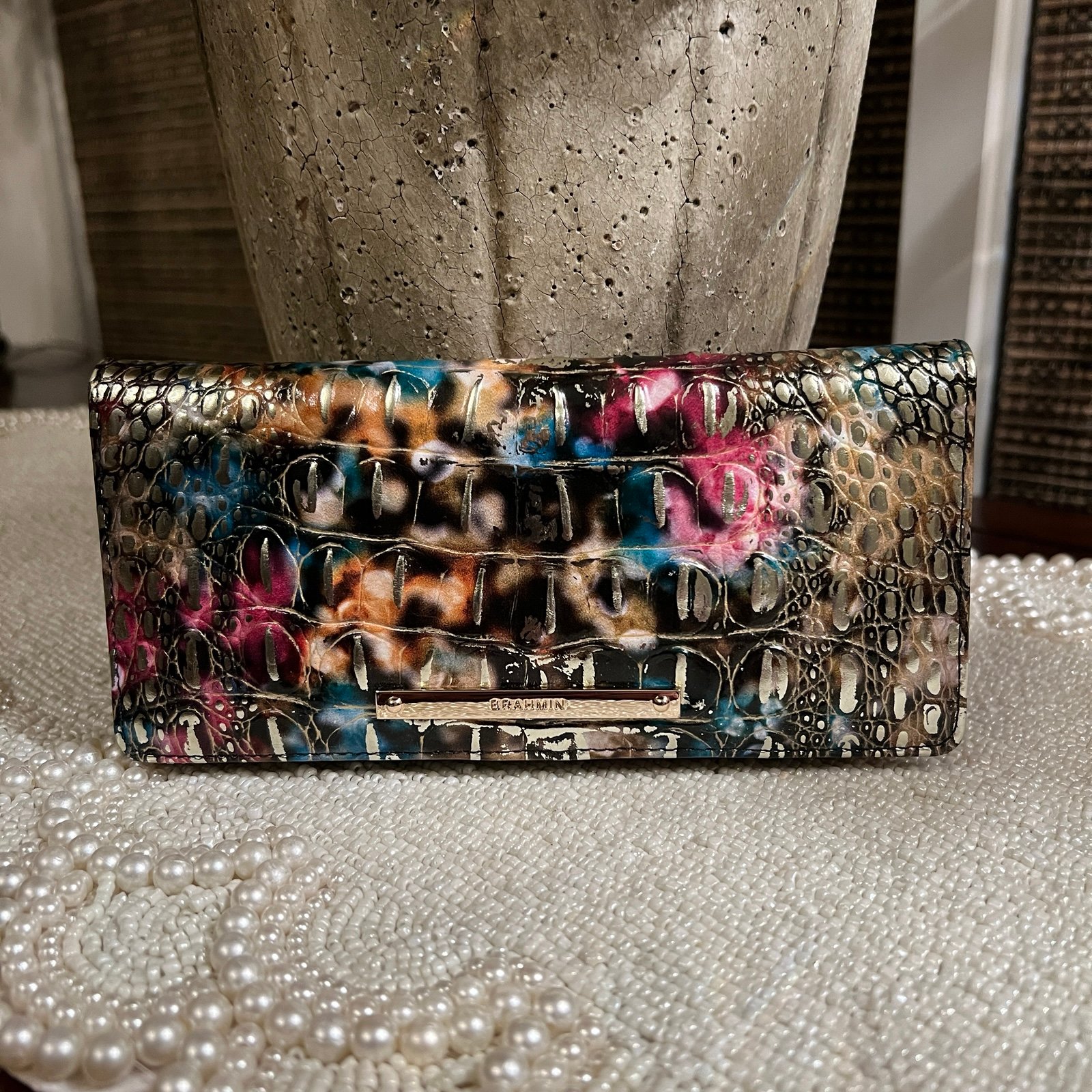 NWT Brahmin Leather Ady Wallet, Retrograde Melbourne!