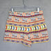 Zara Shorts Womens M Tweed High Waisted Geometric Texture Patterned Boho Beach