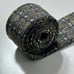 Valentino Cravatte Vintage Tie Made In Italy Grey Silk Woven Geometric Necktie