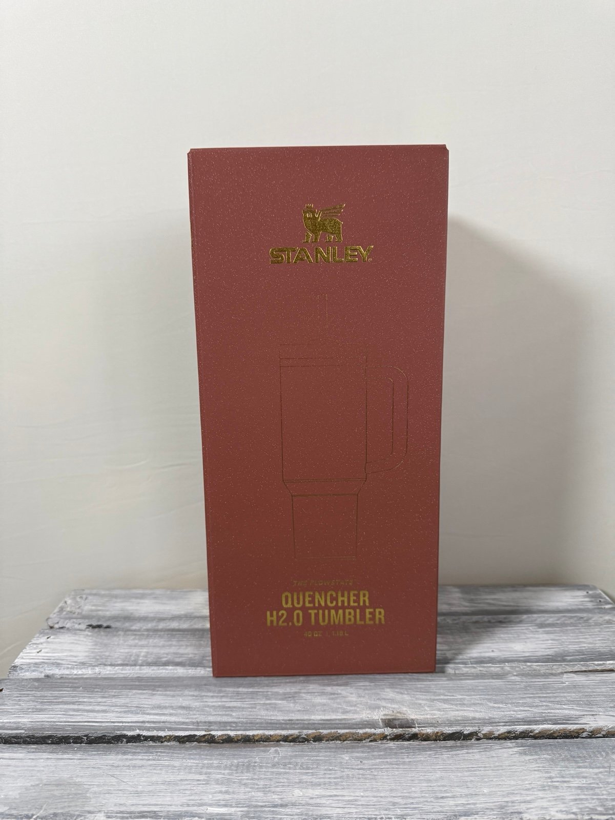 Stanley Gold Tinsel 40OZ tumbler