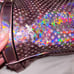 Vintage Juicy Couture Iridescent holographic Metallic Pink Satchel