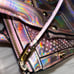 Vintage Juicy Couture Iridescent holographic Metallic Pink Satchel