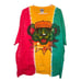 Vintage 90’s Grateful Dead Bear Liquid Blue Rasta Tie Dye Band T-Shirt
