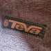 Teva Moki Slip-On Moccasin Southwest Embroidered Fleece Lining Tan Leather US8