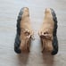 Teva Moki Slip-On Moccasin Southwest Embroidered Fleece Lining Tan Leather US8